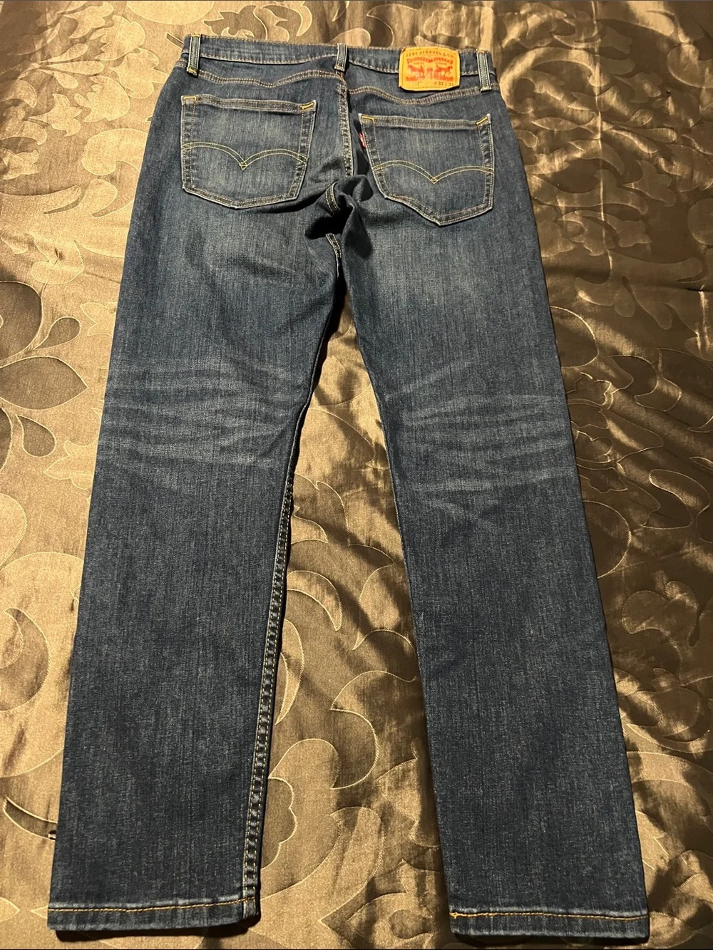 Levi's 512 Men's Slim Taper Medium Dark Wash Blue Denim Jeans 32x32